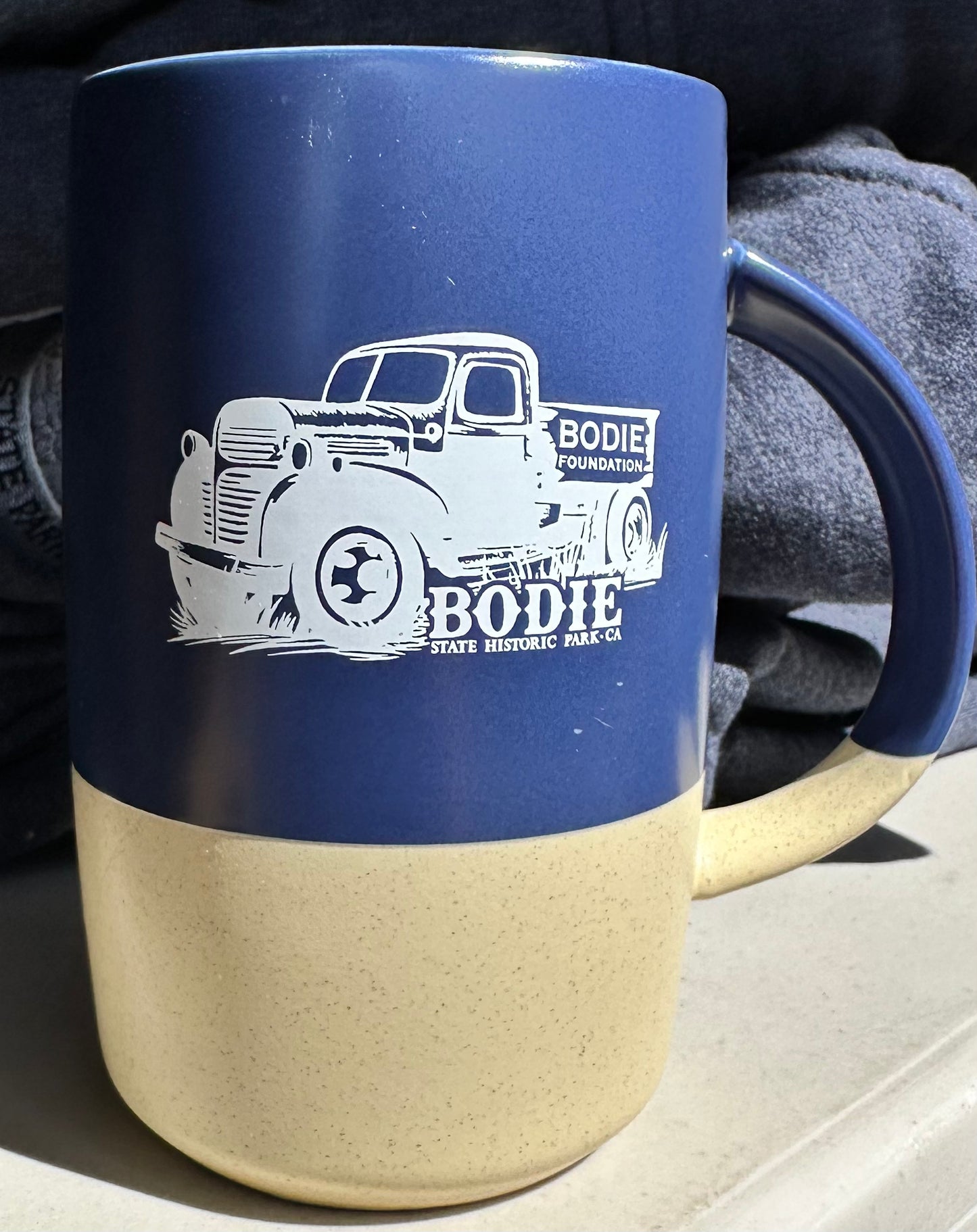 Mug-Two-Toned Blue with Truck