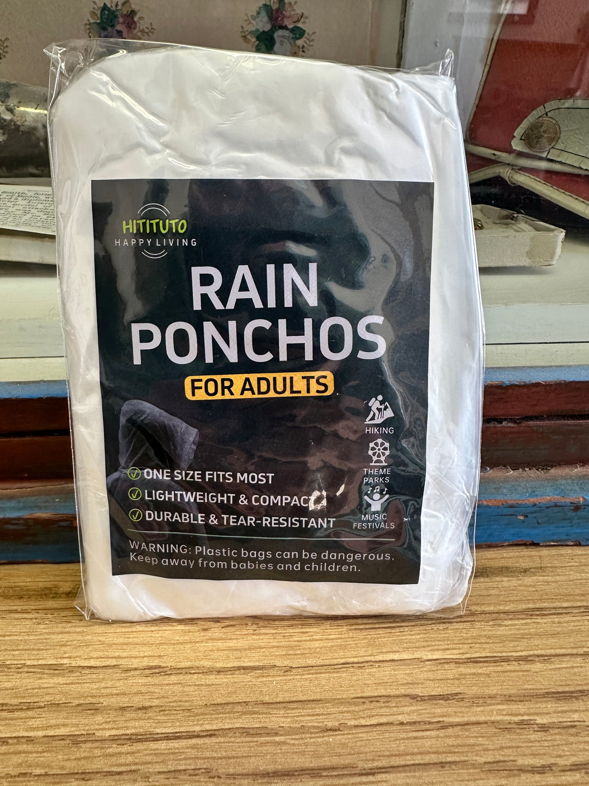 Disposable Rain Poncho