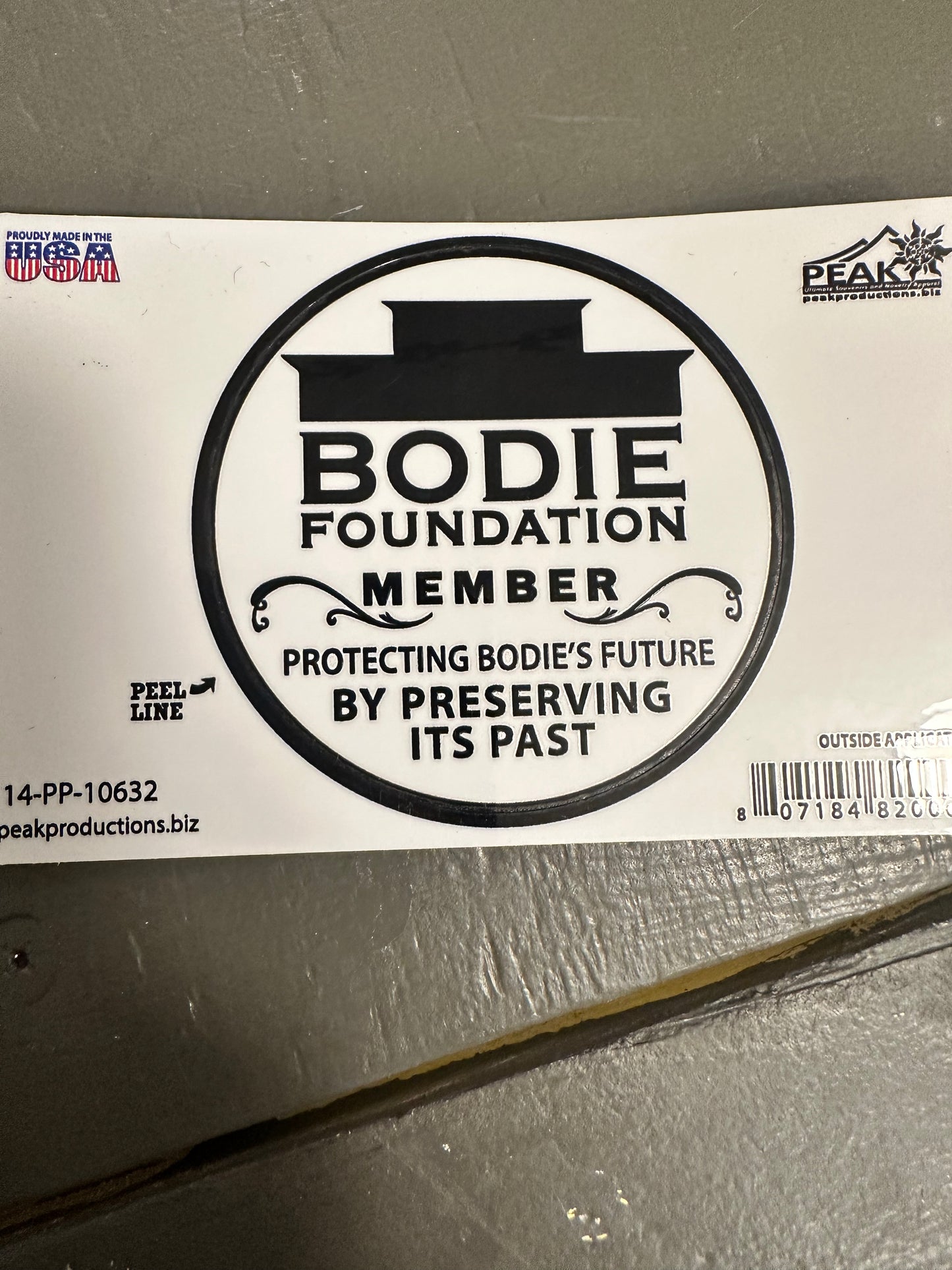 Sticker-Bodie Foundation Member