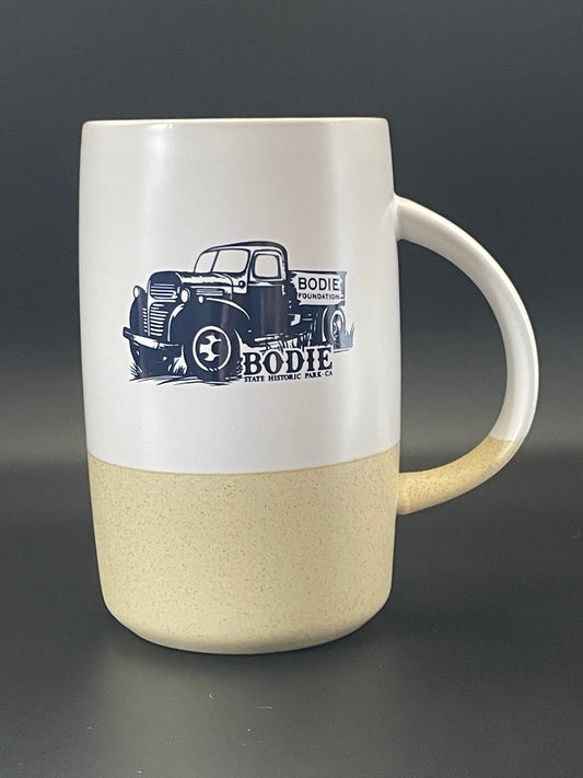 Mug-Two-Toned White with Truck