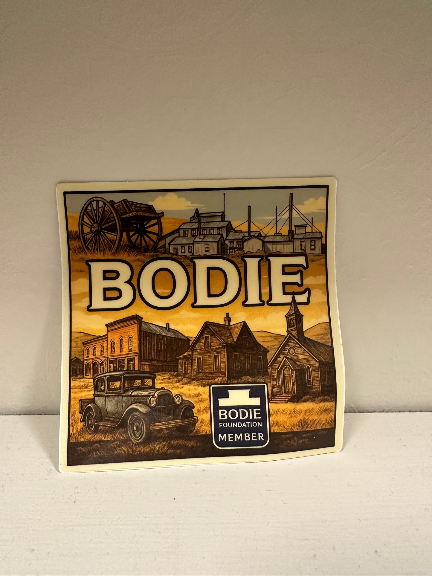 Sticker-BF Member with Truck and Buildings