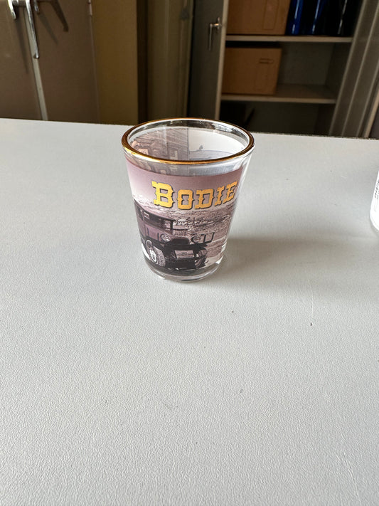 Gold Rimmed Shot Glass
