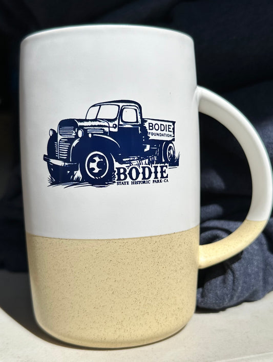 Mug-Two-Toned White with Truck