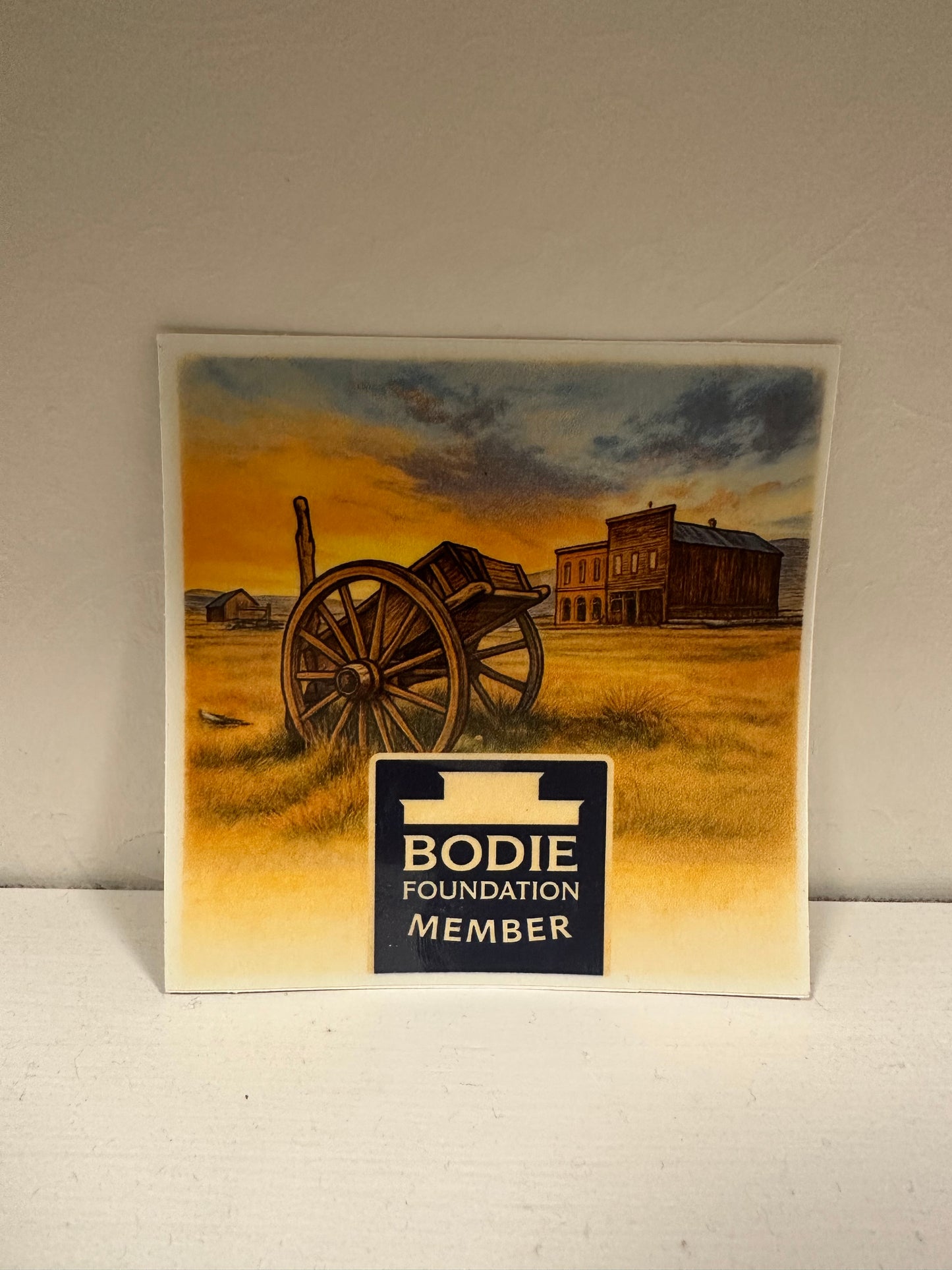 Sticker-BF Member with Wagon and IOOF