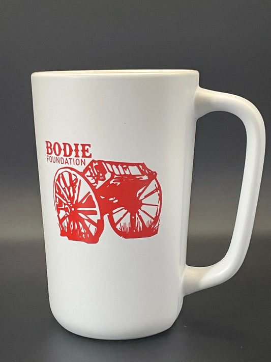 Mug-White with Red Wagon